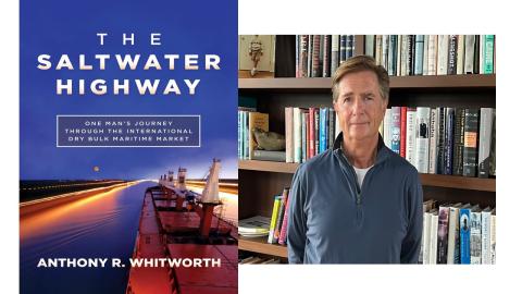 The Saltwater Highway Book Cover with Anthony Whitworth