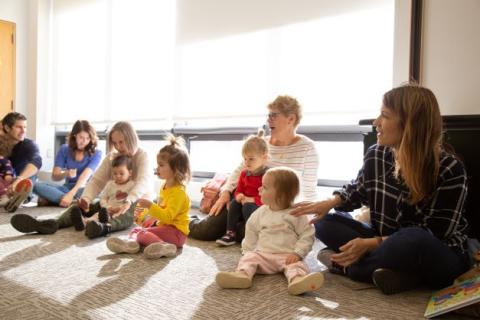 Photo of a children's storytime