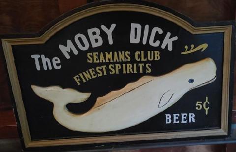 Moby Dick sign