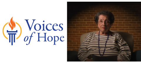 Voices of Hope logo Image of Nina Jacobs