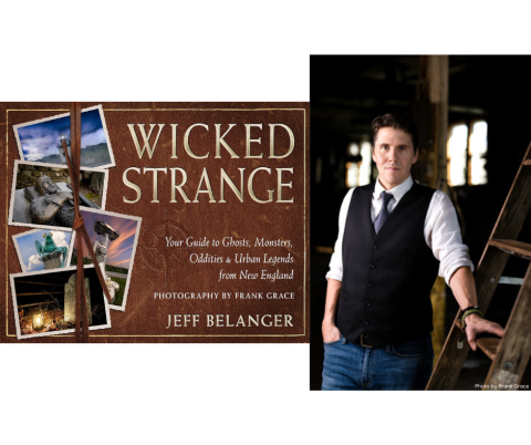 Wicked Strange book cover and photo of Jeff Belanger