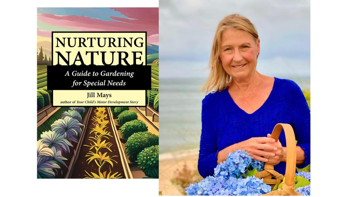 Jill Mays with Nurturing Nature book cover